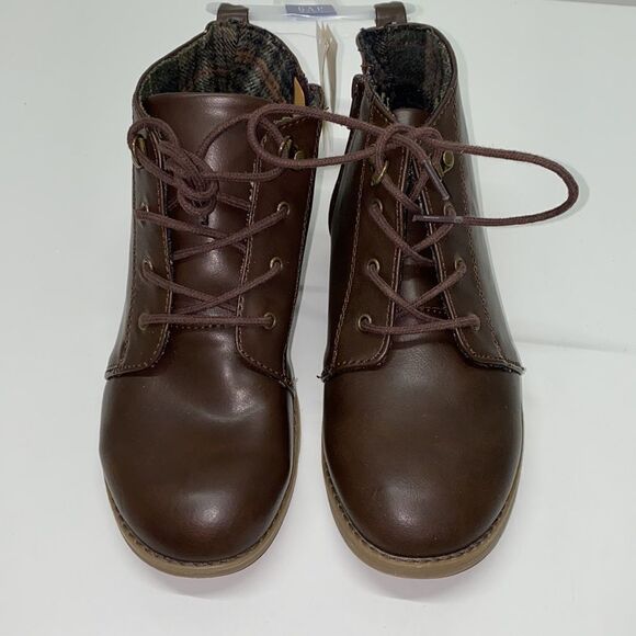🔥Gap kids leather  boot  brown New - Picture 9 of 12